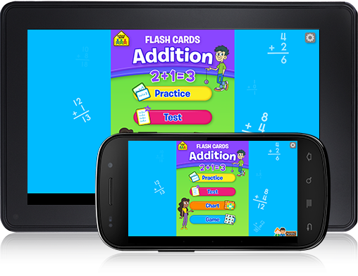 This Addition Flash Cards Android app will make kindergartners and first graders proficient in addition!
