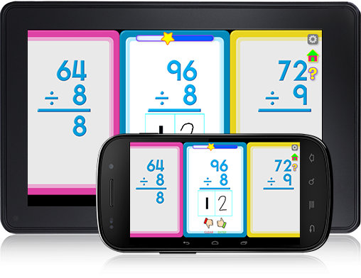 With this Division Flash Cards Android app, third and fourth graders get hands-on practice.