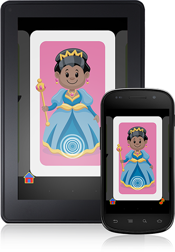 Letter-picture cards build associations with this Alphabet Flash Cards (Android App).