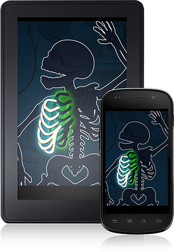 Napoleon Bone Apart (Android App) builds vocabulary and knowledge.