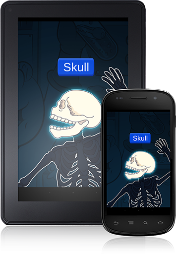 Napoleon Bone Apart (Android App) lights up a lesson in science.