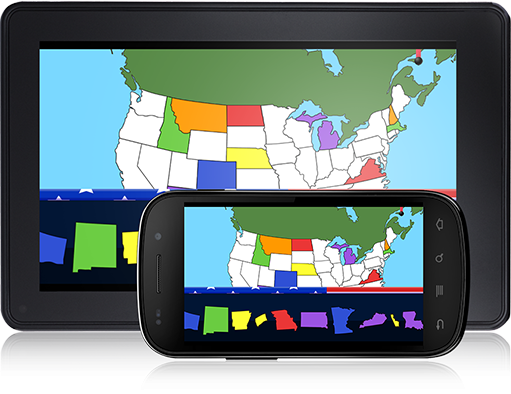 State of Confusion (Android App) teaches key facts about each of the 50 states.