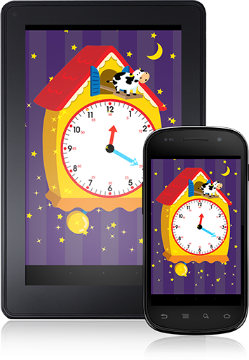 Telling Time Flash Cards (Android App) includes a fun game to reinforce learning.