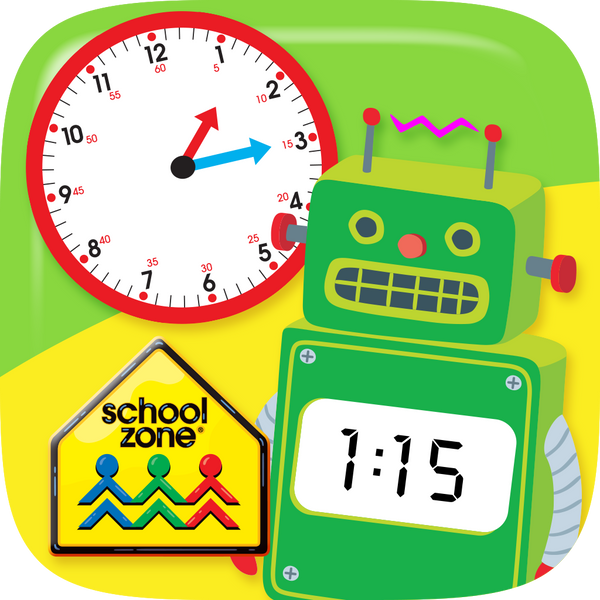 Telling Time Flash Cards (Android App) - School Zone Publishing Company